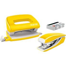 Leitz, LEITZ Locher/Hefter NewNeXXt WOW 5561-20-16 gelb Set