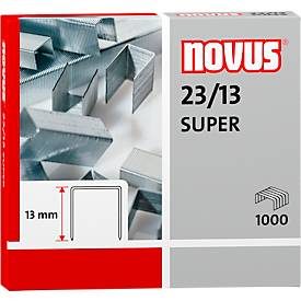Novus, Novus NOVUS OFFICE 23/13 Heftklammern 042-0533 Stahl Silber 1000 Stück