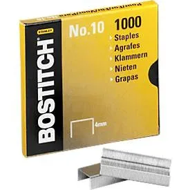 Bostitch, BOSTITCH Heftklammern 4mm NO-10-1M 1000 St&uuml;ck