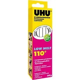 UHU, UHU Klebepatrone 48630 transparent 200g