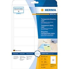 HERMA, HERMA Etiketten Special 97x42,3mm 4682 transparent matt 300 St&uuml;ck