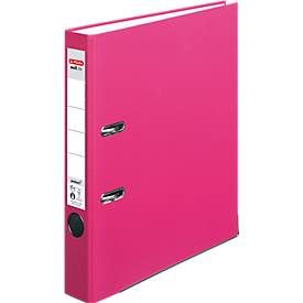 herlitz, herlitz maX.file Protect Ordner A4 55 mm Rosa 2 Ringe Pappkarton, PP (Polypropylen) Texturiert