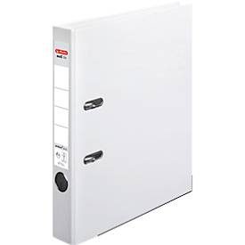herlitz, herlitz maX.file Protect plus Ordner A4 55 mm Weiss 2 Ringe Pappkarton, PP (Polypropylen) Texturiert