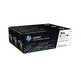 HP, HP Toner Tri-Pack 305A CMY CF370AM LJ Pro Color M375 2600 Seiten