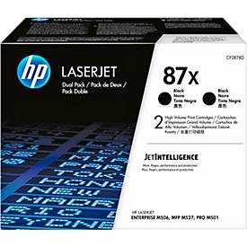 Hp, HP 87X 2er-Pack Schwarz Original LaserJet Tonerkartuschen mit hoher Reichweite