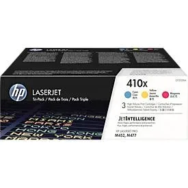 HP, HP Toner Tri-Pack 410X CMY CF252XM CLJ Pro M452 5000 S.
