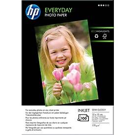 HP, HP Everyday Photo Paper 10x15cm CR757A InkJet, glossy 200g 100 Blatt