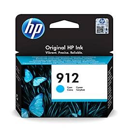 HP, HP Tintenpatrone 912 cyan 3YL77AE OfficeJet 8010/8020 315 S.