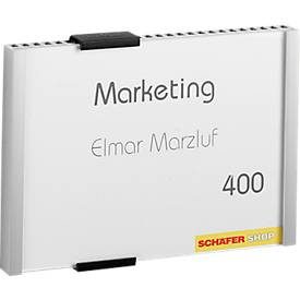 DURABLE, DURABLE T&uuml;rschild Info Sign 480123 silber, aluminium 149x105.5mm