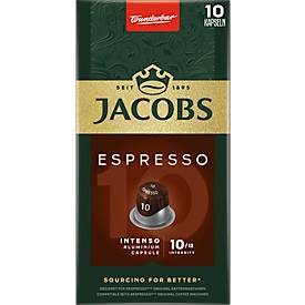 Jacobs, Jacobs Espresso 10 Intenso Kaffeekapseln 10 Stück à 5.2 g