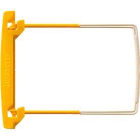 Djois, Djois JalemaClip Archiv-Clips Gelb, Weiss Kunststoff 20 x 6,5 cm 100 Stück