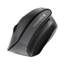 CHERRY, CHERRY MW 4500 Ergonomische Maus Funk Optisch Schwarz 6 Tasten 1200 dpi Ergonomisch
