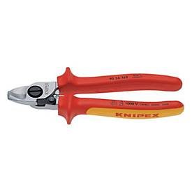 Knipex, Knipex 95 26 165 Kabelschere Geeignet für (Abisoliertechnik) Alu- und Kupferkabel, ein- und mehrdrähtig 15 mm 50 mm² 0
