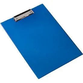 Klemmbrett, DIN A4, Kunststoff, mit Aufhängöse, blau