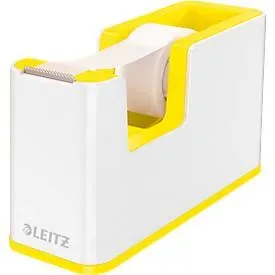 Leitz, LEITZ Klebebandabroller WOW 5364-10-16 weiss/gelb
