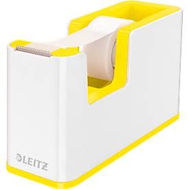 Leitz, LEITZ Klebebandabroller WOW 5364-10-16 weiss/gelb