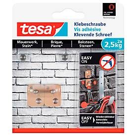 Tesa, tesa® Klebeschraube viereckig Beige tesa Inhalt: 1 Pckg.