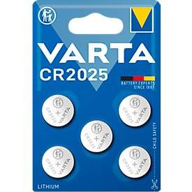 VARTA, VARTA Knopfzelle 6025101415 CR2025, 5 St&uuml;ck