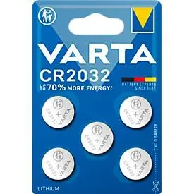 VARTA, VARTA Knopfzelle CR2032, 5 St&uuml;ck 6032101415