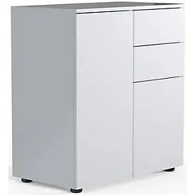 VCM, VCM Büroschrank Dalosa 4-Fach, weiss