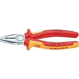 Knipex, Kombizange L.200mm verchr.2K-Hülle VDE KNIPEX