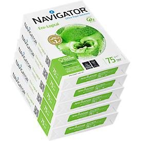 Navigator, NAVIGATOR Papier A4 eco 75g weiss (5x500 Stk)