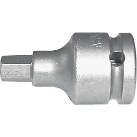 ASW, ASW Kraftschraubersteckschlüsseleinsatz 725 1/2 Zoll i6-KT.SW 6mm L.55mm
