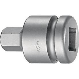 ASW, ASW Kraftschraubersteckschlüsseleinsatz 745 3/4 Zoll i6-KT.SW 22mm L.62mm