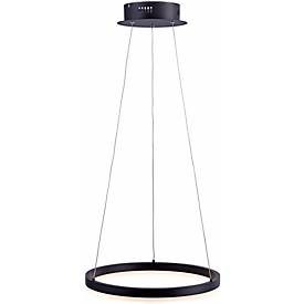 LIVIQUE, Pendellampe Q-Vito Bronze Eisen 59 cm 120 cm - Farbe: messing matt - LED - Lichtfarbe: Warmweiss - Pendellampe- LED Energiesparlampe