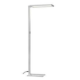undefined, LED-Stehleuchte SLV Worklight, Touch-Dimmer, 7600 Lumen, 79 W, 200-240 V, PIR-Sensor, festverbaute LEDs, L 692 x B 310 x H 1950 mm, weiss
