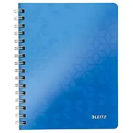 Leitz, LEITZ Notizblock WOW PP A5 46410036 blau kariert