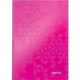 Leitz, LEITZ Notizbuch WOW A5 46271023 liniert, 90g pink