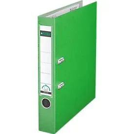 Leitz, Leitz 180° Ordner A4 52 mm Hellgrün 2 Ringe 1015 PP (Polypropylen) Hochformat