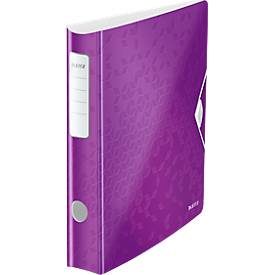 Leitz, LEITZ Ordner 180&deg; WOW 5cm 11070062 violett A4