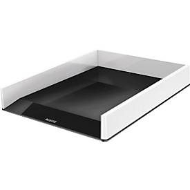 Leitz, LEITZ Briefkorb WOW A4 5361-10-95 weiss/schwarz
