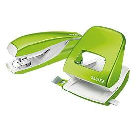 Leitz, LEITZ B&uuml;rolocher NewNeXXt 5008-10-54 gr&uuml;n f&uuml;r 30 Blatt