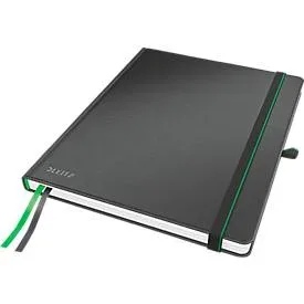 Leitz, LEITZ Notizbuch Complete 187x244mm 44730095 kariert schwarz