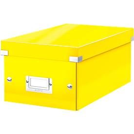 Leitz, LEITZ Click & Store Ablagebox DVD 6042-00-16 gelb 206x147x352mm