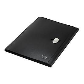 Leitz, Leitz Recycle 3-Klappen Sammelmappe A4 CO2 Neutral Schwarz 80% Recycelter Kunststoff