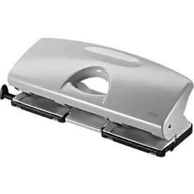 Leitz, LEITZ Doppellocher 4/2.5mm 50120085 grau, 25 Blatt A6-A4