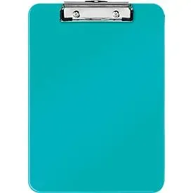 Leitz, LEITZ Klemmbrett WOW PS A4 39710051 blau 80 Blatt