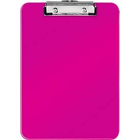 Leitz, LEITZ Klemmbrett WOW PS A4 39710023 pink 80 Blatt