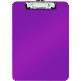 Leitz, LEITZ Klemmbrett WOW PS A4 39710062 violet 80 Blatt