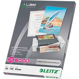 Leitz, LEITZ Laminiertasche A3 74880000 glanz, 125my 100 Stk