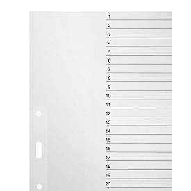 Leitz, LEITZ Register Tauenpapier A4 1231-00-85 1-31 31-teilig