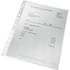Leitz, LEITZ Prospekth&uuml;llen PP A4 47910003 100 St&uuml;ck