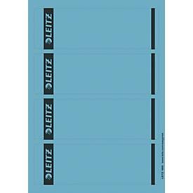 Leitz, Leitz Bedruckbar Selbstklebende  Rückenschilder 1685-20-35 DIN A4 Blau 6.15 x 19,2 cm 25 Blatt à 4 Etiketten