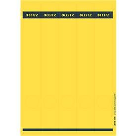Leitz, Leitz PC-beschriftbare Selbstklebende Rückenschilder 1688 Lang Für Leitz 1050 Qualitäts-Ordner Gelb 39 x 285 mm 125 Stück