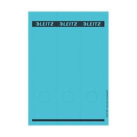 Leitz, Leitz PC-beschriftbare Selbstklebende Rückenschilder 1687 Lang Für Leitz 1080 Qualitäts-Ordner Blau 62 x 285 mm 75 Stück