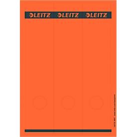 Leitz, Leitz PC-beschriftbare Selbstklebende Rückenschilder 1687 Lang Für Leitz 1080 Qualitäts-Ordner Rot 62 x 285 mm 75 Stück